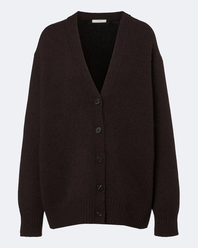 The Row Cardigan Pranavi in cashmere Marrone