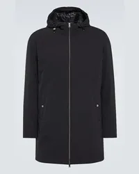 Herno Parka in tessuto tecnico Nero