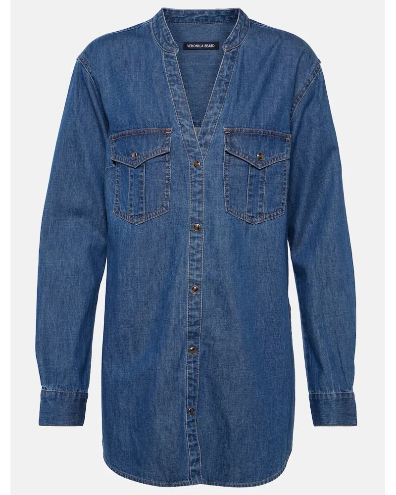 Veronica Beard Camicia di jeans Emira Blu