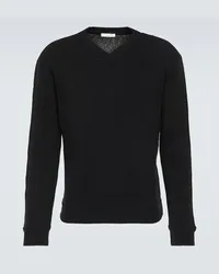 The Row Pullover Corbin in cotone a coste Nero