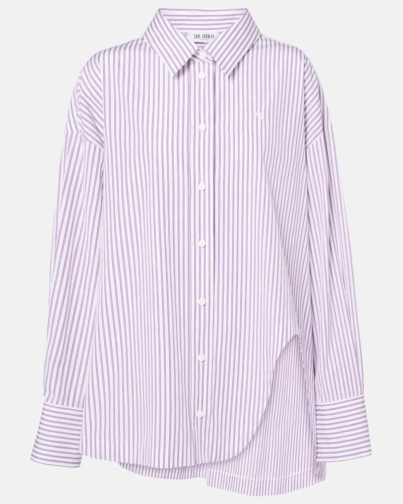 ATTICO Camicia asimmetrica Diana in cotone Bianco