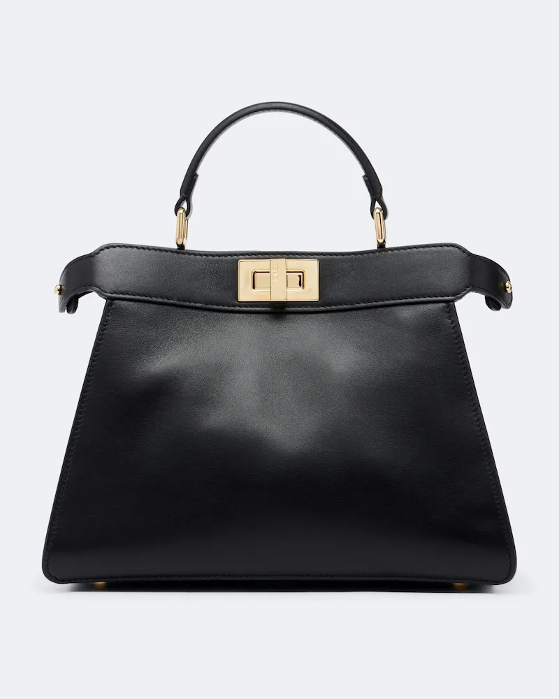 Fendi Borsa Peekaboo® Small in pelle Nero