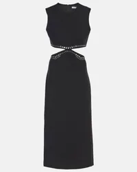 Dorothee Schumacher Abito midi con cristalli Nero