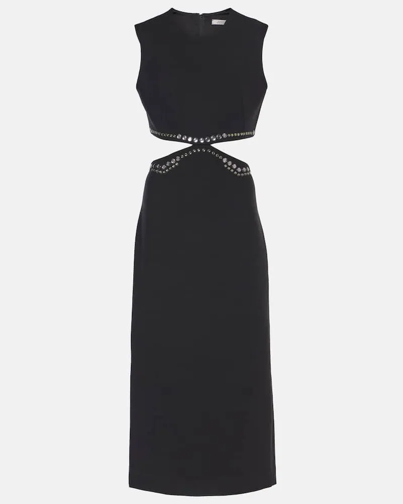 Dorothee Schumacher Abito midi con cristalli Nero