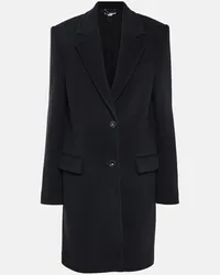 Stella McCartney Cappotto doppiopetto in lana Nero