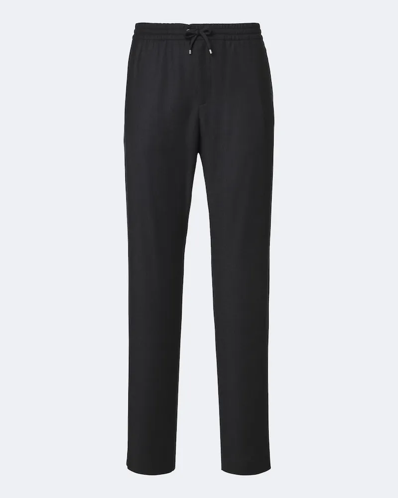 AGNONA Pantaloni slim in lana vergine Nero