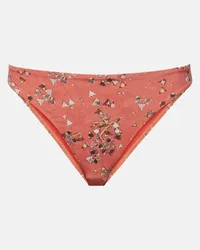 Isabel Marant Slip bikini Saly con stampa Rosa