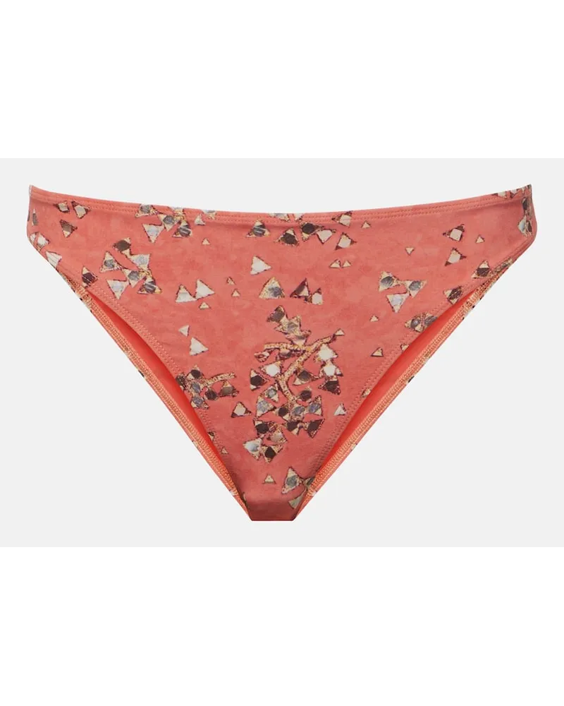 Isabel Marant Slip bikini Saly con stampa Rosa