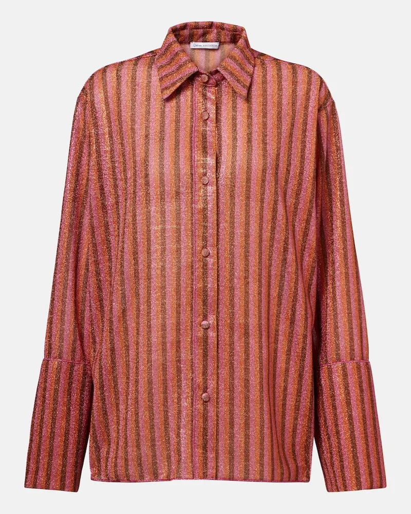 Oséree OsÃ©ree Camicia LumiÃ¨re a righe Multicolore