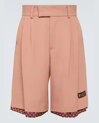 Amiri Shorts a vita alta Rosa