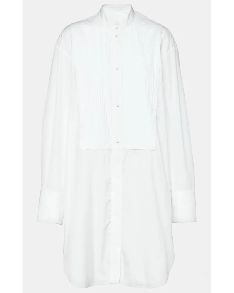 Isabel Marant Camicia in cotone con volant Bianco