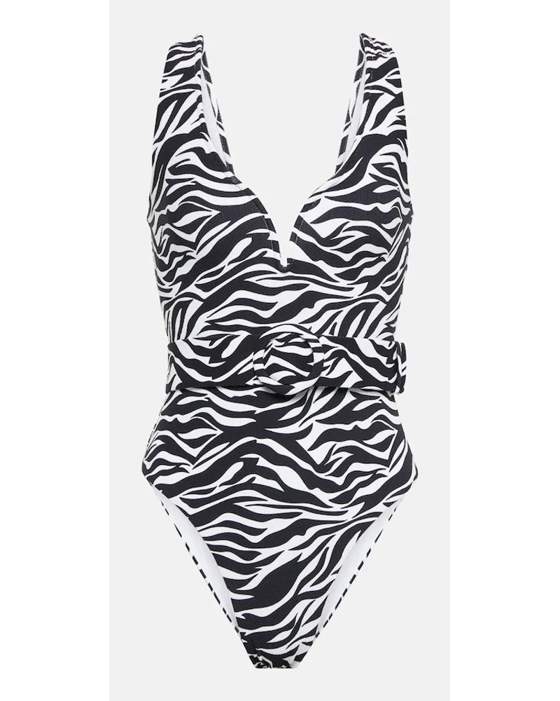 Alexandra Miro Costume intero Kiki con scollo a V Nero