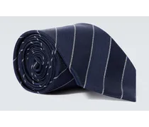 Cravatta in seta a righe