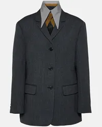 Prada Blazer in lana Grigio