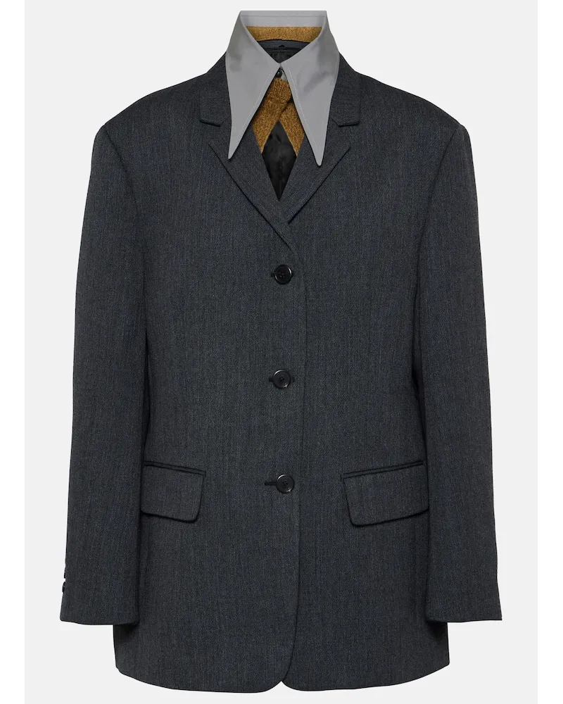 Prada Blazer in lana Grigio