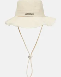 Jacquemus Cappello da pescatore Artichaut Bianco