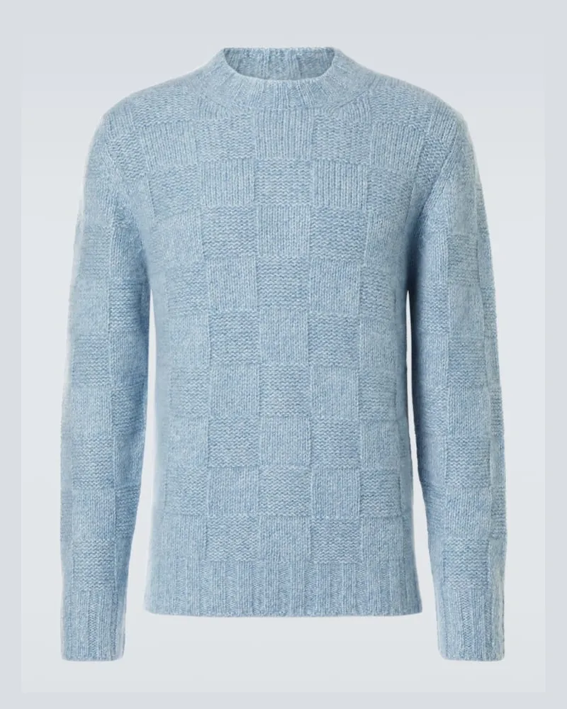 ALLUDE Pullover in cashmere e seta Blu