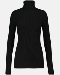 Saint Laurent Dolcevita in lana e cashmere Nero