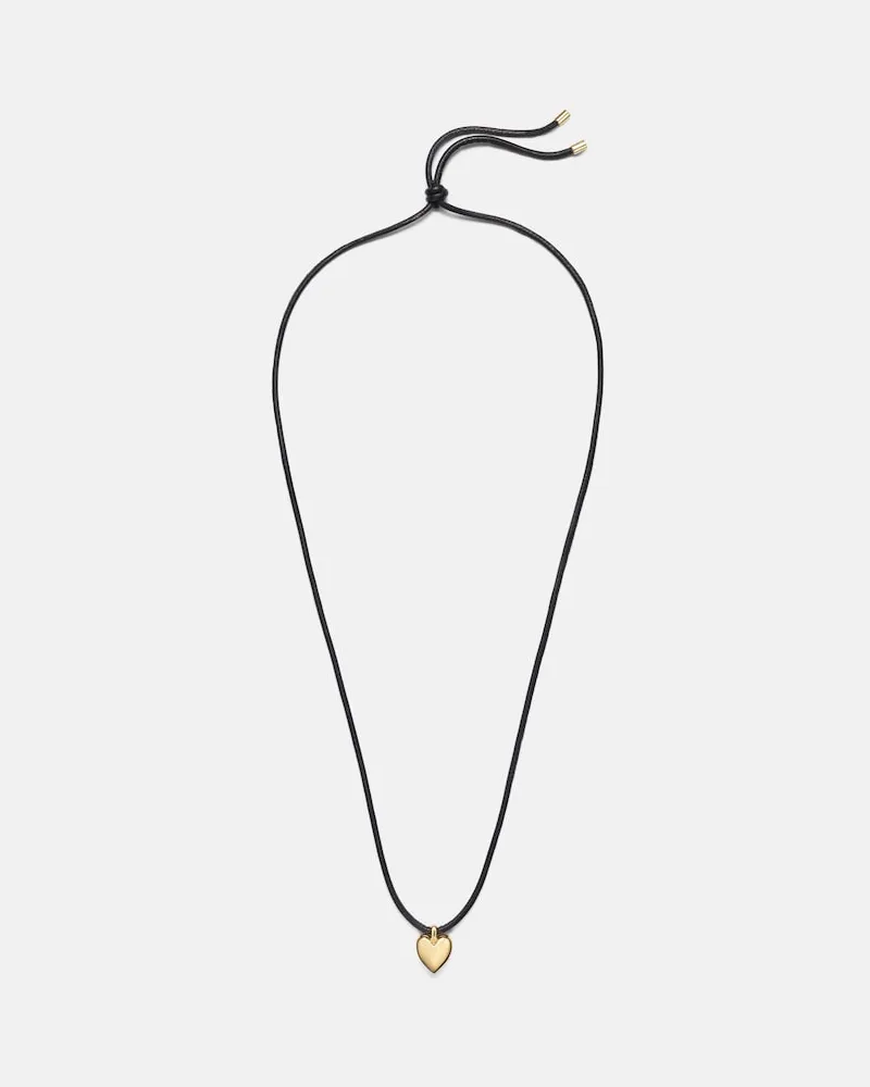 Jennifer Fisher Collana Puffy Heart bagnata in oro 14kt Oro