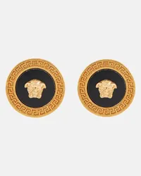 Versace Orecchini Enamel Medusa Oro