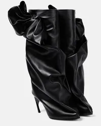 Alexander McQueen Stivali in pelle Nero