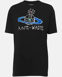 Vivienne Westwood T-shirt Anti-Waste in jersey di cotone Nero