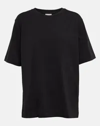 Dries van Noten T-shirt in jersey di cotone Nero