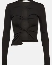 Christopher Esber Top con cut-out Nero