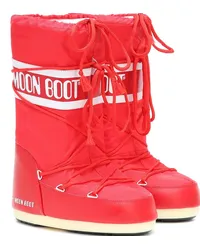 Moon Boot Stivali doposcì in nylon Rosso