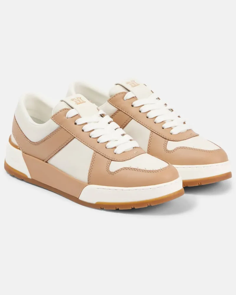 Max Mara Sneakers Chill in pelle Beige