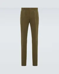 Loro Piana Pantaloni regular City in cotone Beige