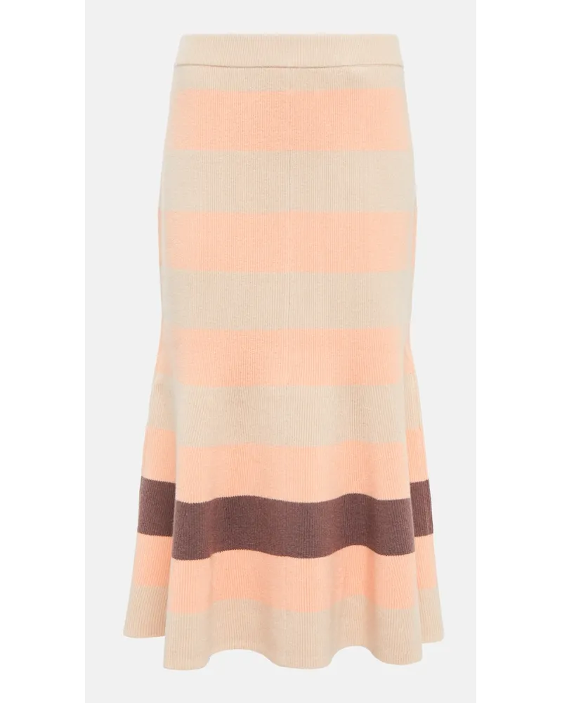 Joseph Gonna midi in maglia a coste Neutro