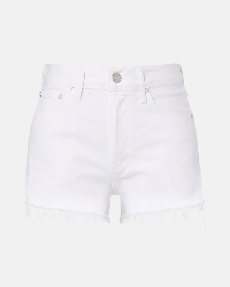AGOLDE Shorts Parker in denim Bianco