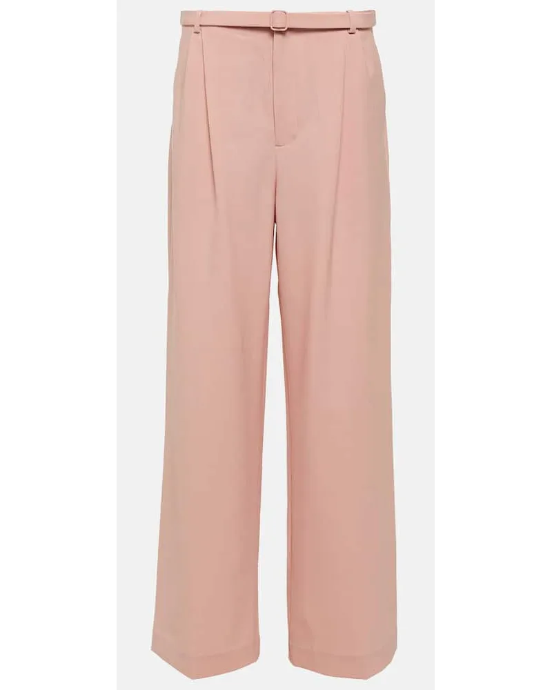SIR Pantaloni Dario a gamba larga Rosa