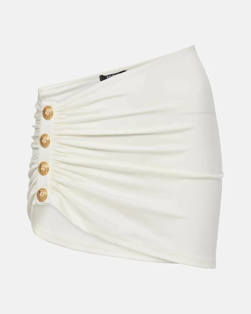 Balmain Pareo asimmetrico Bianco