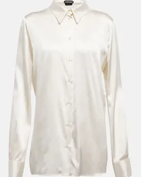 Tom Ford Camicia in seta Bianco