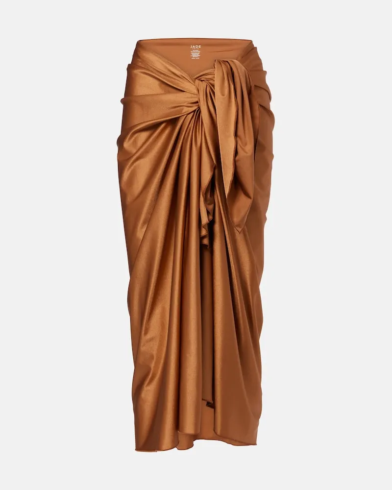 JADE SWIM Copricostume Nyla Marrone