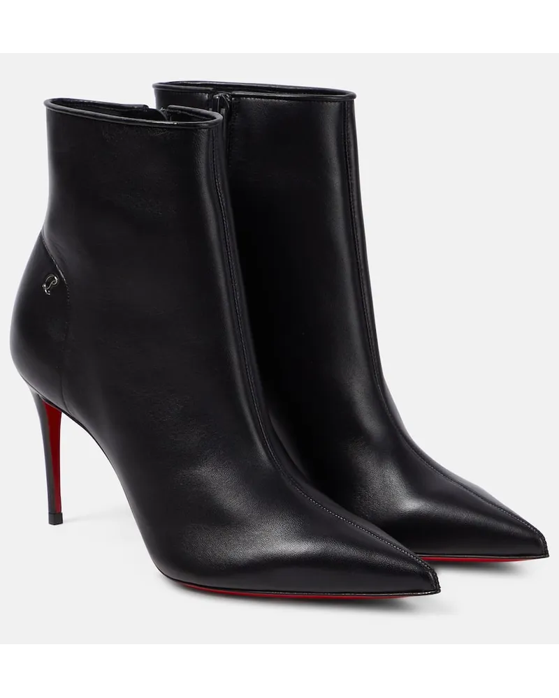 Christian Louboutin Stivaletti Sporty Kate in pelle Nero