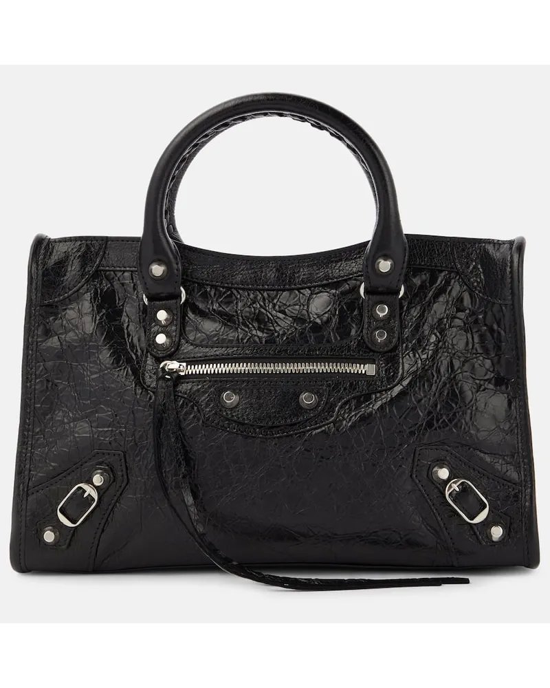 Balenciaga Borsa a spalla Le City Small in pelle Nero