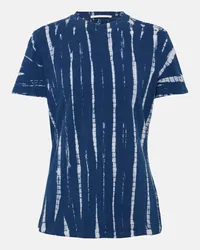 Proenza Schouler White Label - T-shirt Finley in misto cotone Blu