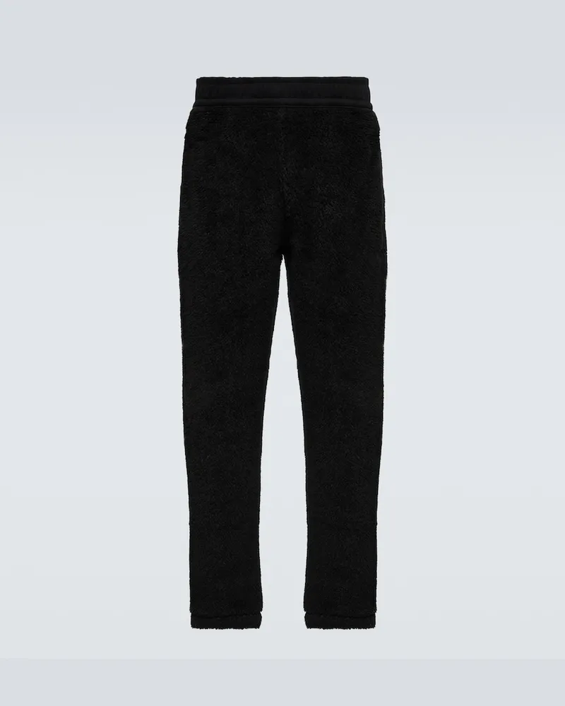 Burberry Pantaloni sportivi in pile Nero