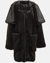 Alaïa Alaïa Cappotto in pelliccia sintetica Nero