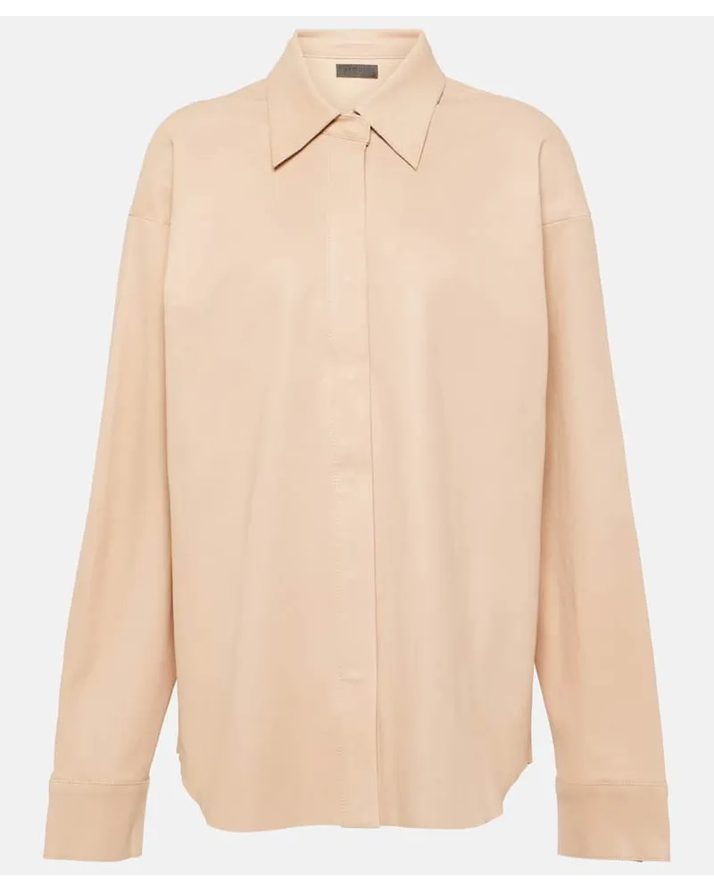 Stouls Top Simone in pelle Beige