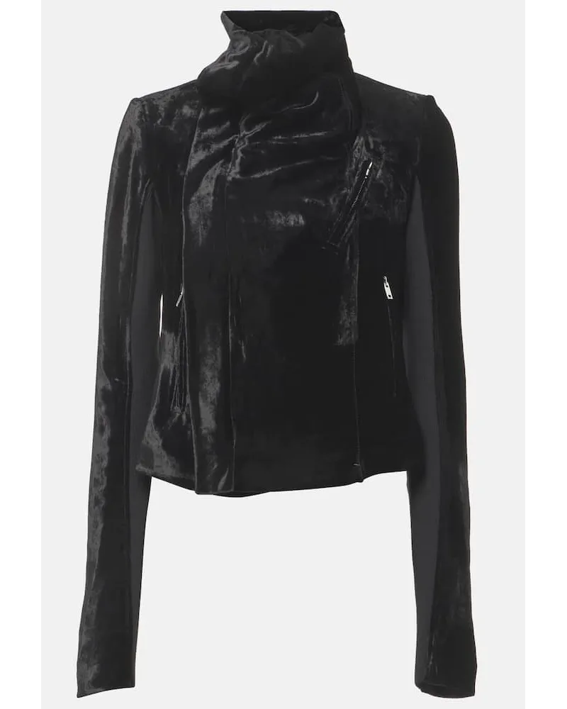 Rick Owens Giacca biker Nero