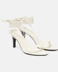 The Row Sandali Maud in pelle Bianco