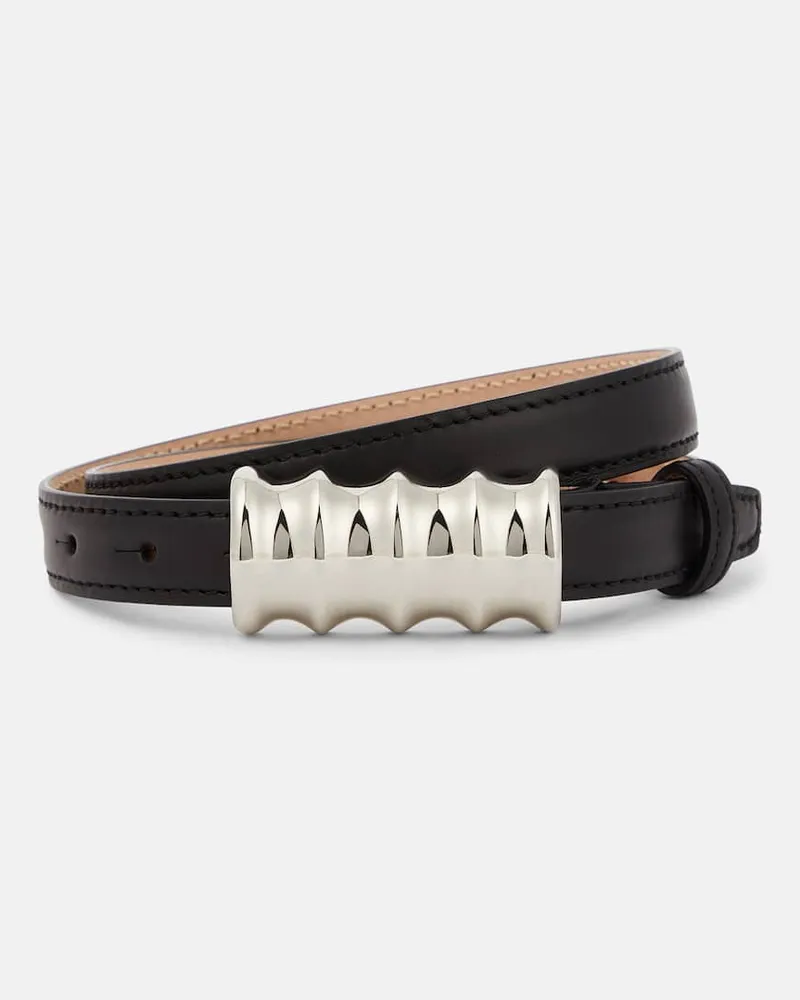 KHAITE Cintura Julius Small in pelle Nero