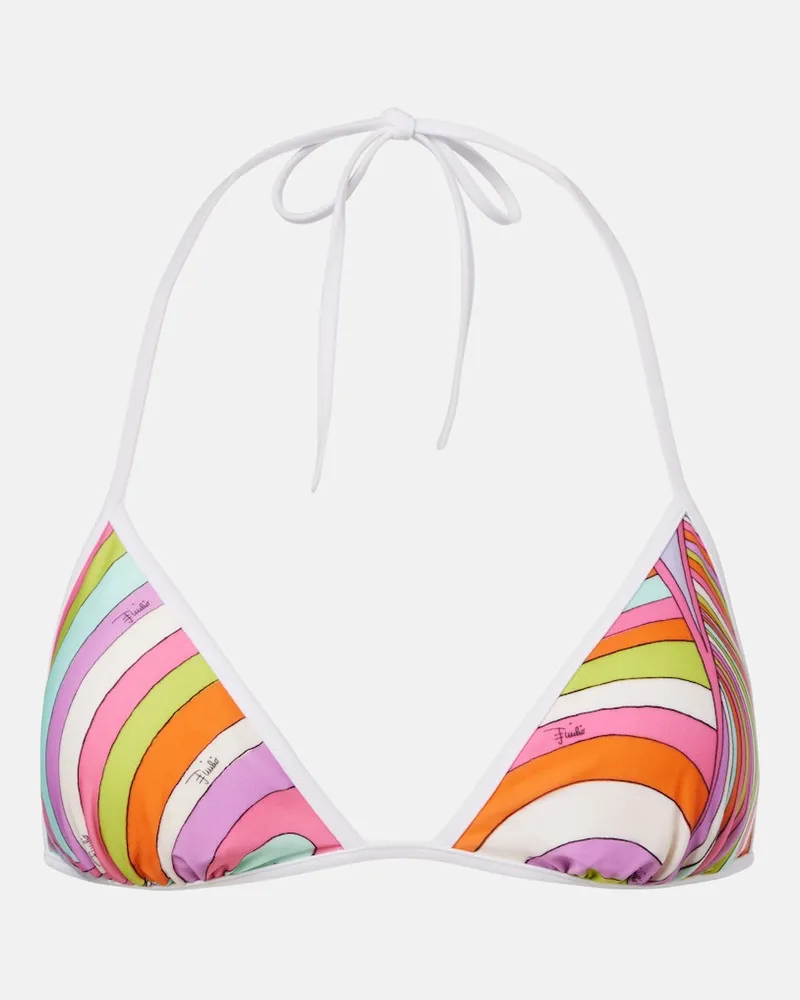 Emilio Pucci Top bikini Iride Multicolore