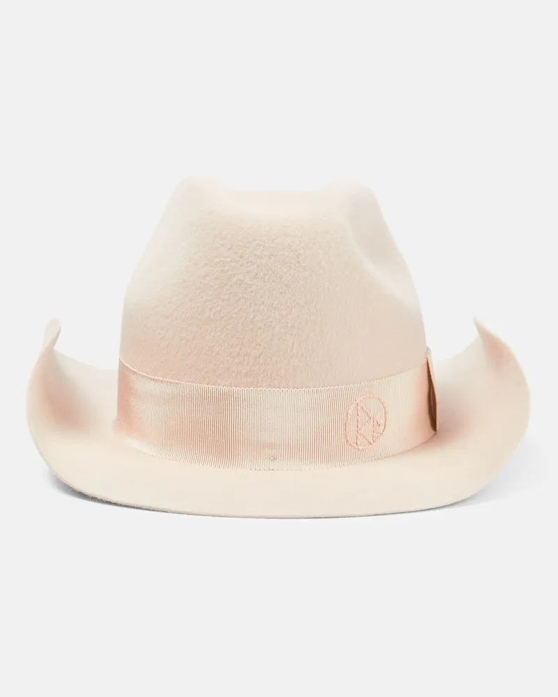 RUSLAN BAGINSKIY Cappello da cowboy in feltro Rosa