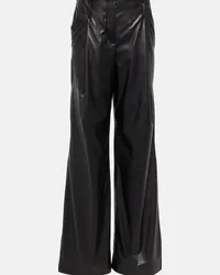 Dorothee Schumacher Pantaloni Sleek Comfort in similpelle Nero