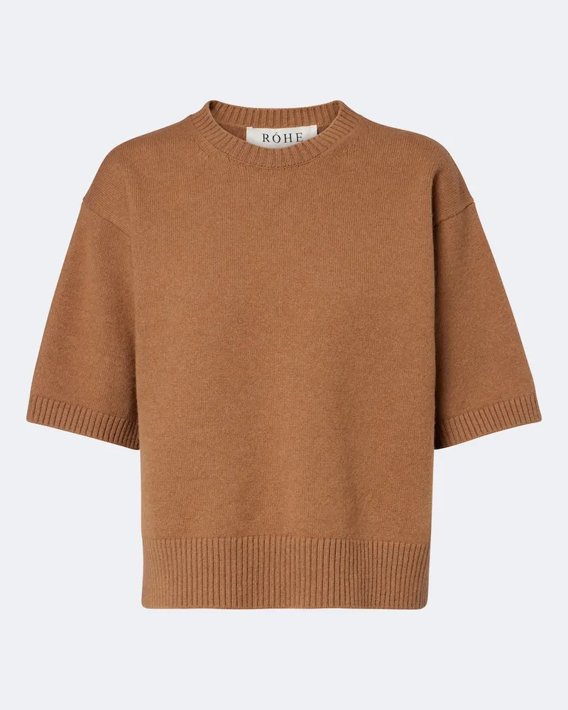 Róhe Róhe Pullover in lana e Cashmere Beige